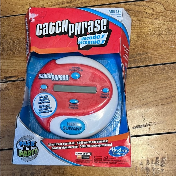 Hasbro Other - Hasbro Catch Phrase Game - Red and White